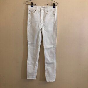 J. Crew White Stretch Skinny Jeans size 24